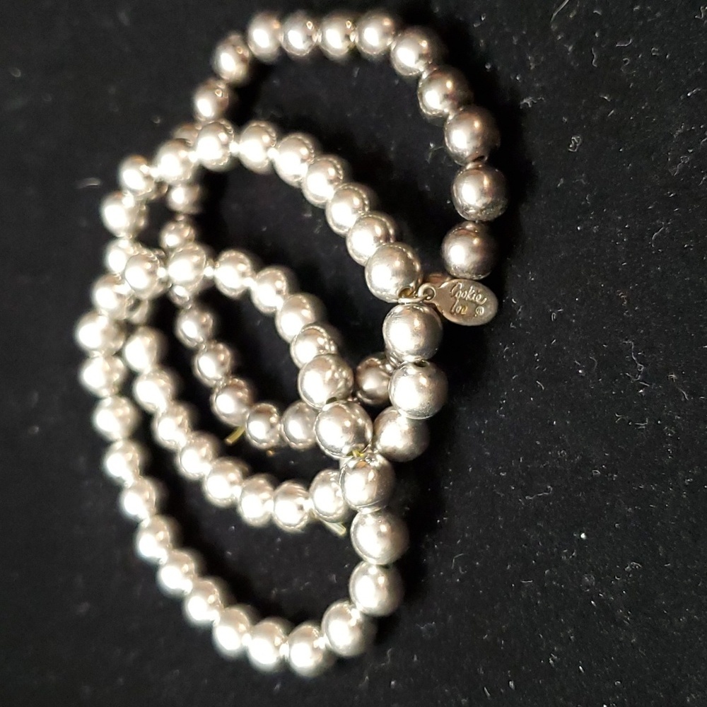 🔸️5/$25🔸️Vintage Cookie Lee Bead Stretch Bracelet Set